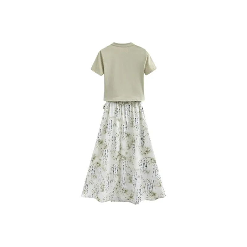 Fele.d Two Piece Skirt Sets Women's-3
