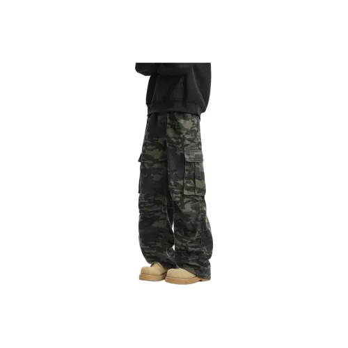 TBSM Cargo Pants Unisex Army Green Camouflage