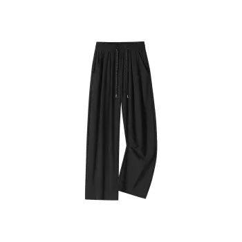 JEANSWEST Casual Pants Unisex Black