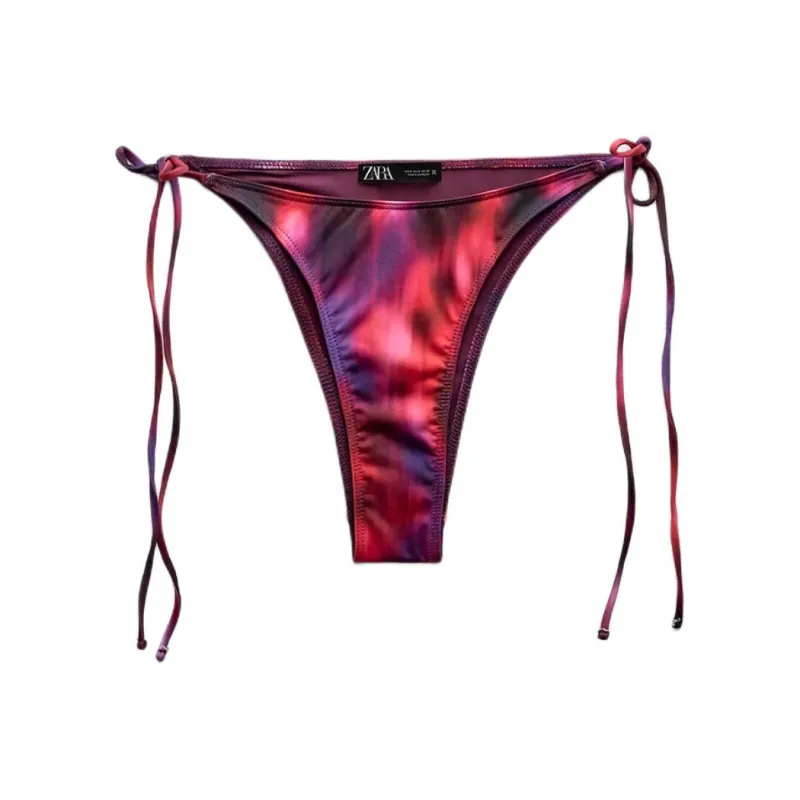 ZARA Bikini Women's Dark Purple Red-0