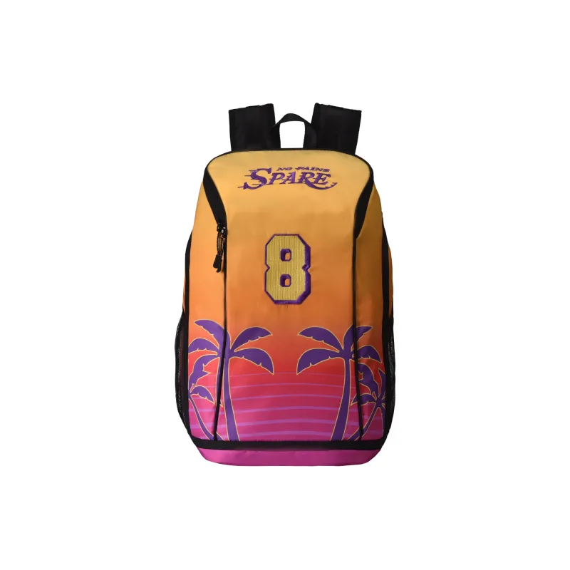 Spare No Pains. Polyester Backpack Regular Unisex Multicolor-15