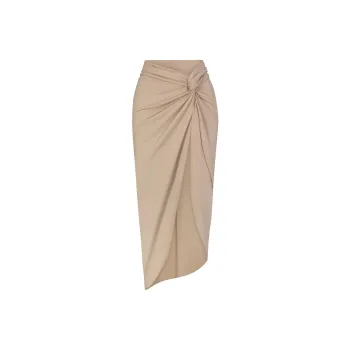 SKIMS SIGNATURE SWIM SARONG SKIRT Swim Dresses & Skirts Women's DESERT/Desert
