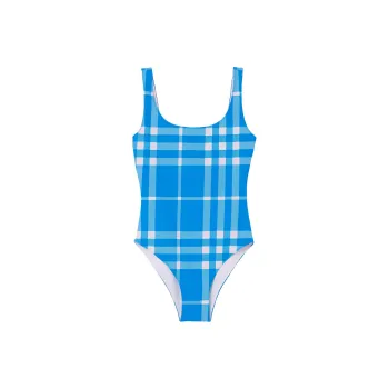 Burberry SS23 One piece Swimsuit Women's Light Blue