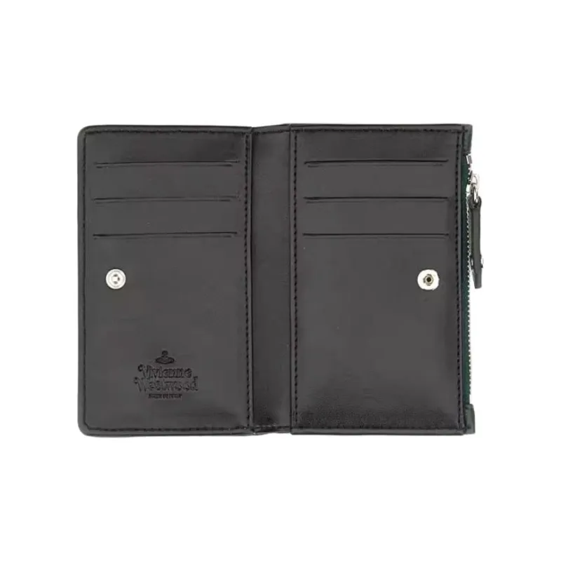 Vivienne Westwood Recycled Polyurethane Wallet Women's Green-2