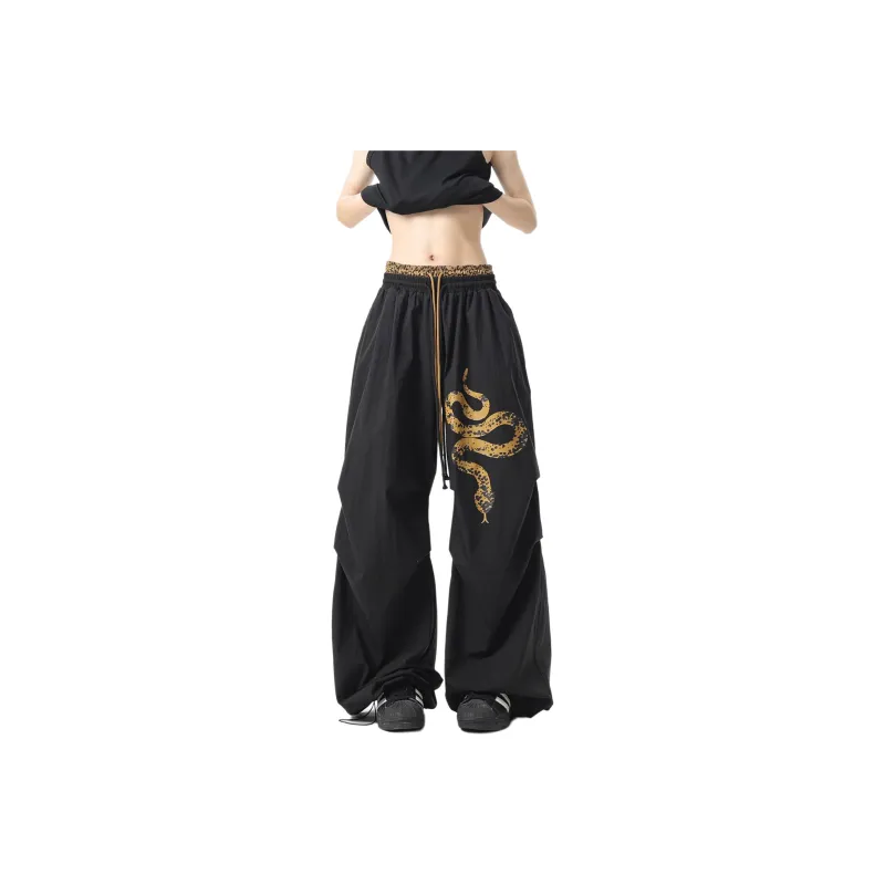 FA2LO Casual Pants Unisex Black-0