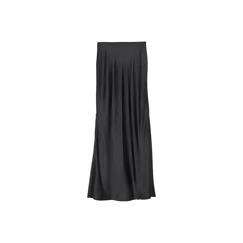Victoria's Secret Casual Long Skirt Women's Black-0