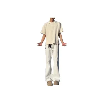 DARK HORSE Jeans Unisex Vintage White