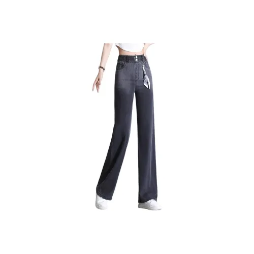 YIRANCHUN Jeans Women's Black Gray Color