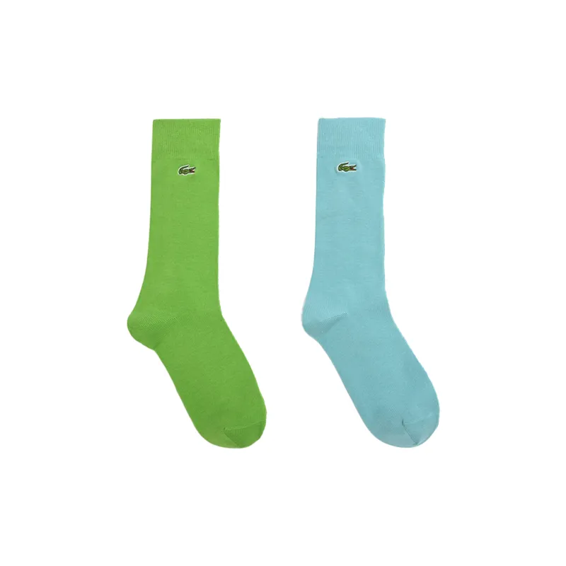 LACOSTE Knee High Socks Unisex 2 Pack-1