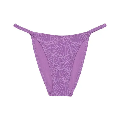 Victoria's Secret PINK SCRUNCHIE STRING BIKINI BOTTOM / Glazed Violet Swimming Shorts Women's Violet