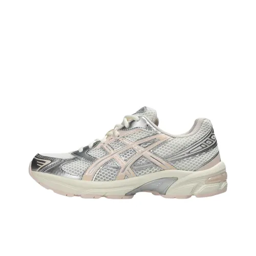 Asics Gel 1130 Anti Slip Wear Resistant Low Top Running Shoes Women's White Silver