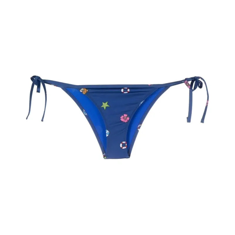 MOSCHINO Beach print Bikini Bottoms-0