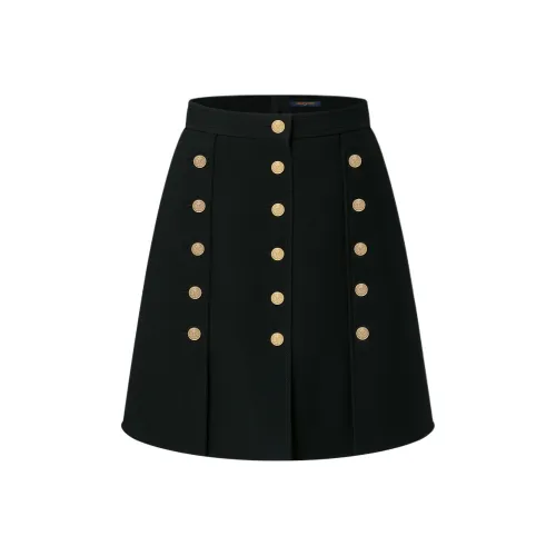 LOUIS VUITTON SS25 Women's Nautical Collection Casual Short Skirts Women's Black