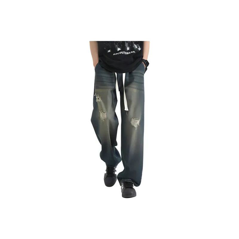 FASTFISH Jeans Unisex Nostalgic Green-1