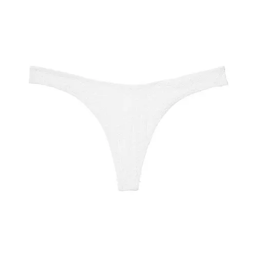 Victoria's Secret PINK BY FRANKIES BIKINIS MOON BAY EYELET BIKINI BOTTOM / WE Swimming Shorts Women's White
