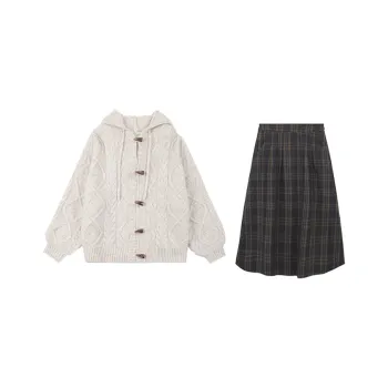 Ice Cream And Whale Skirt Set Women's