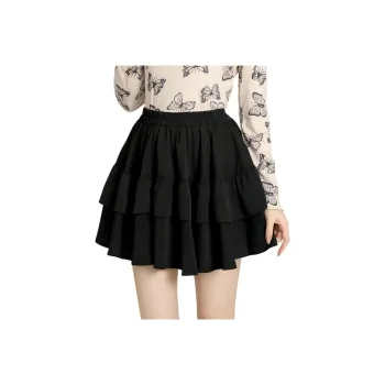 Beautiful Wardrobe Casual Short Skirts Women's Black