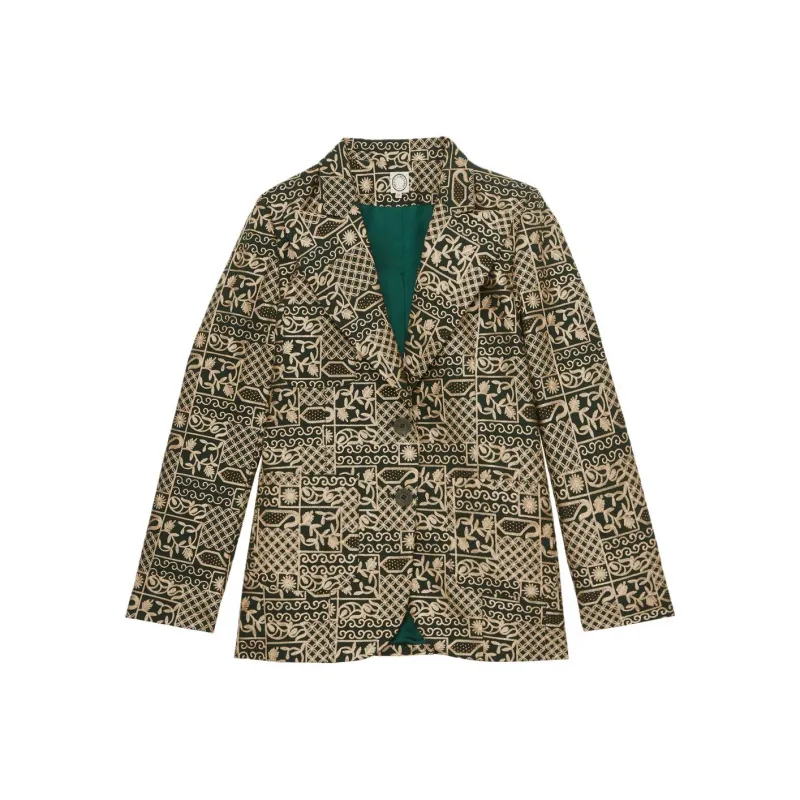 INES DE LA FRESSANGE Business Suit Coat Women's Green-0