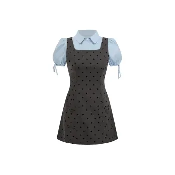 FIAWANG Skirt Set Women's Dark Gray