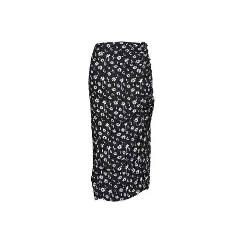 Desigual Casual Long Skirt Women's Black-0