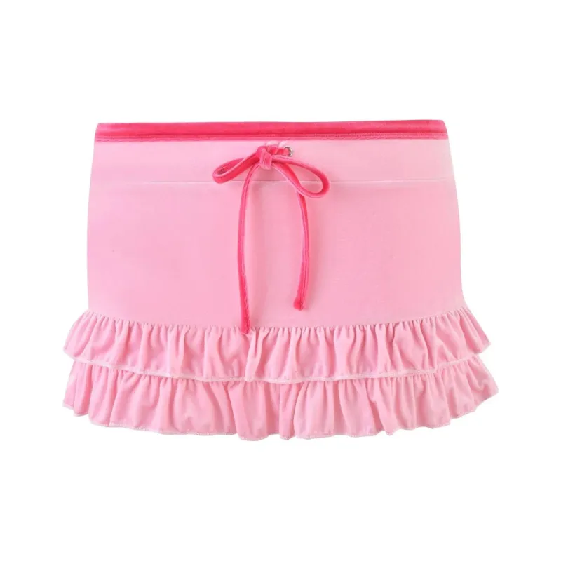 I.AM.GIA MICHELLE VELOUR MINI SKORT Casual Short Skirts Women's Pink-0