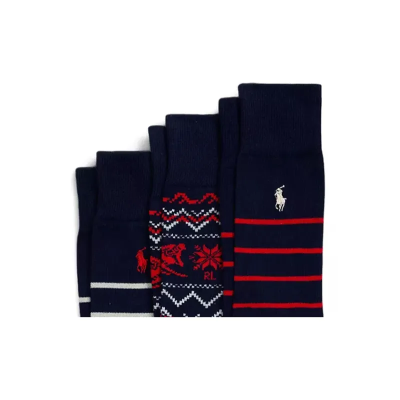 Polo Ralph Lauren FW24 Knee-High Socks Women's 3 Pack-3