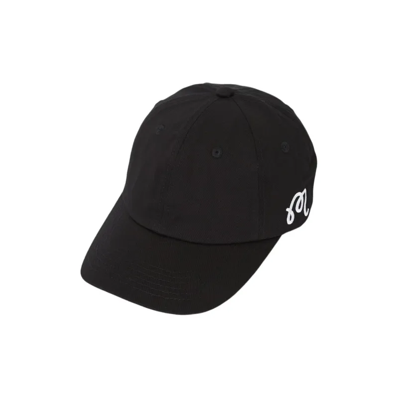 Malbon Golf Cotton Baseball Caps Unisex Black-0