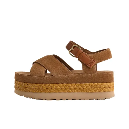 UGG Aubrey One Strap Sandals Women's Brown