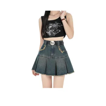 SKYA Denim Short Skirts Women's