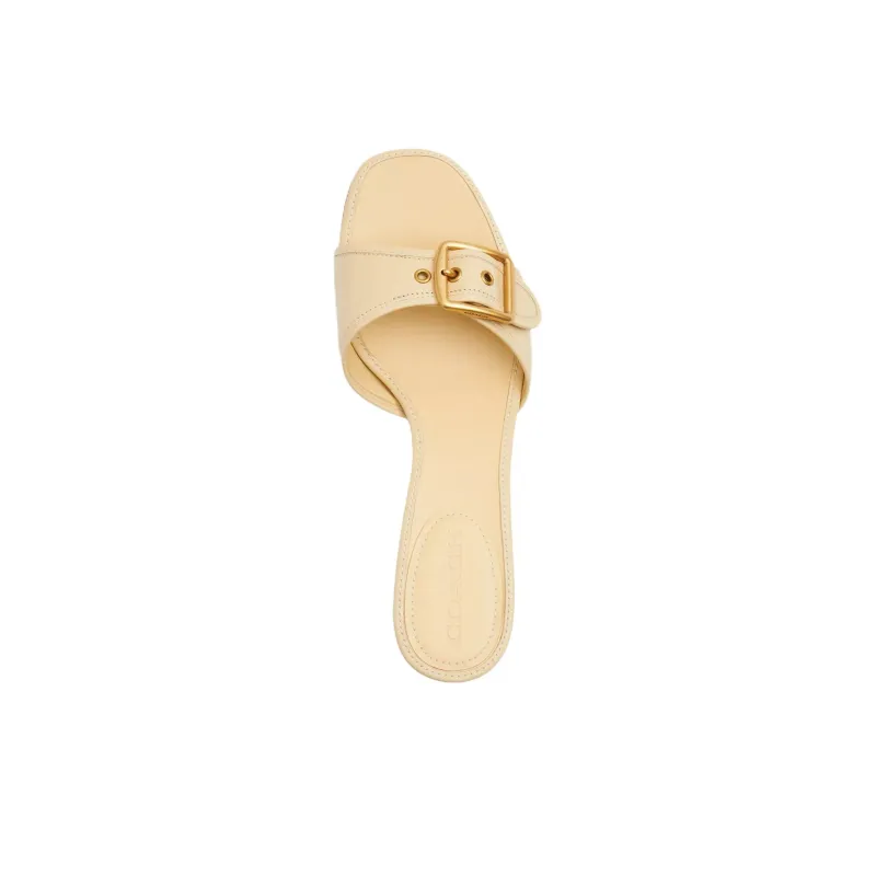 COACH Margot Slide Slippers Women's Gold-3