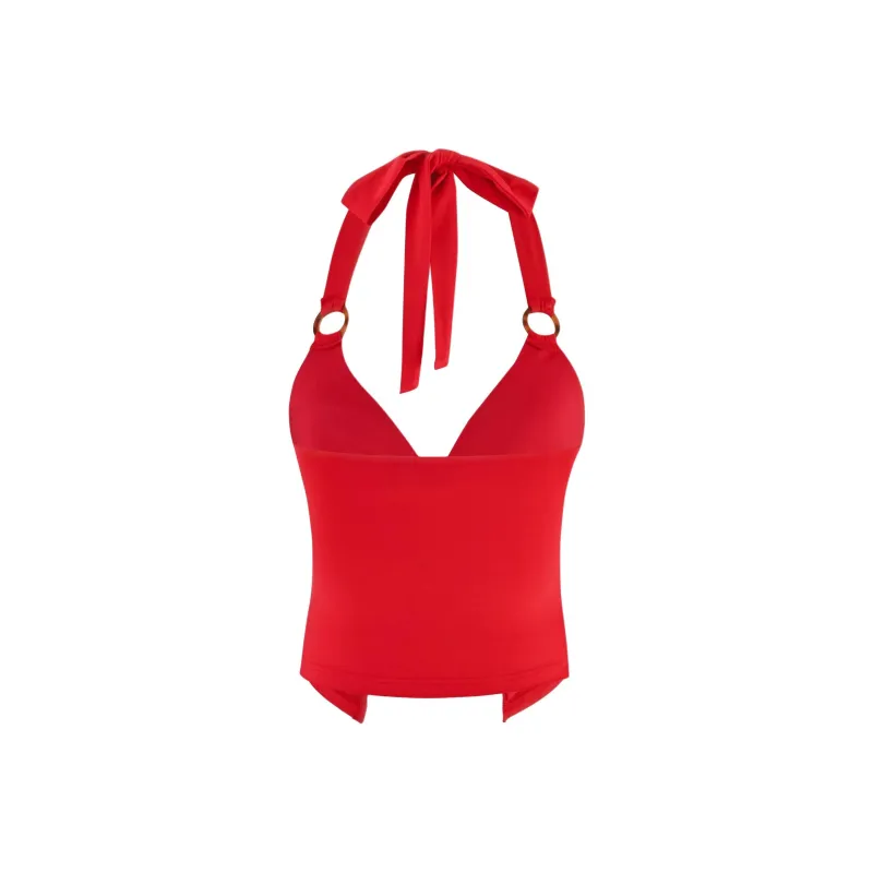 Tiger Mist Tank Tops Women's Red-1