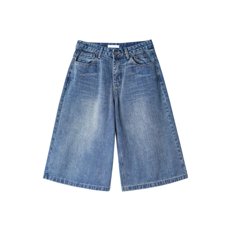 KVIV Denim Shorts Men Blue -5