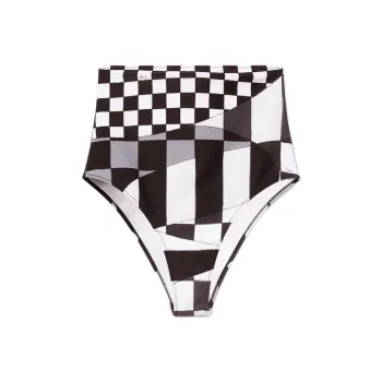 EMILIO PUCCI Bikini Swimwear Women's Gray Black