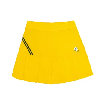 CORALIAN Casual Short Skirts Women's Orange Yellow