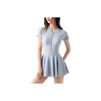 Anta Swim Dresses & Skirts Women's Light Blue/Coral Pink
