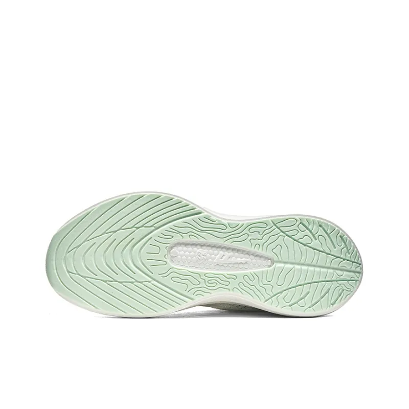 WARRIOR Running Shoes Women's Low Top White Light Green-4