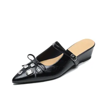 Than Than Me Rubber Sole Slip Resistant Closed Toe Slippers Women's
