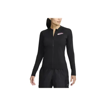 Nike Swim Two Piece Swimsuit Women's Black/Naughty Pink/White