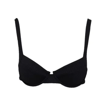 PRINCESS POLLY LOVE LETTERS UNDERWIRE BIKINI TOP Bikini Women's BLACK/Black