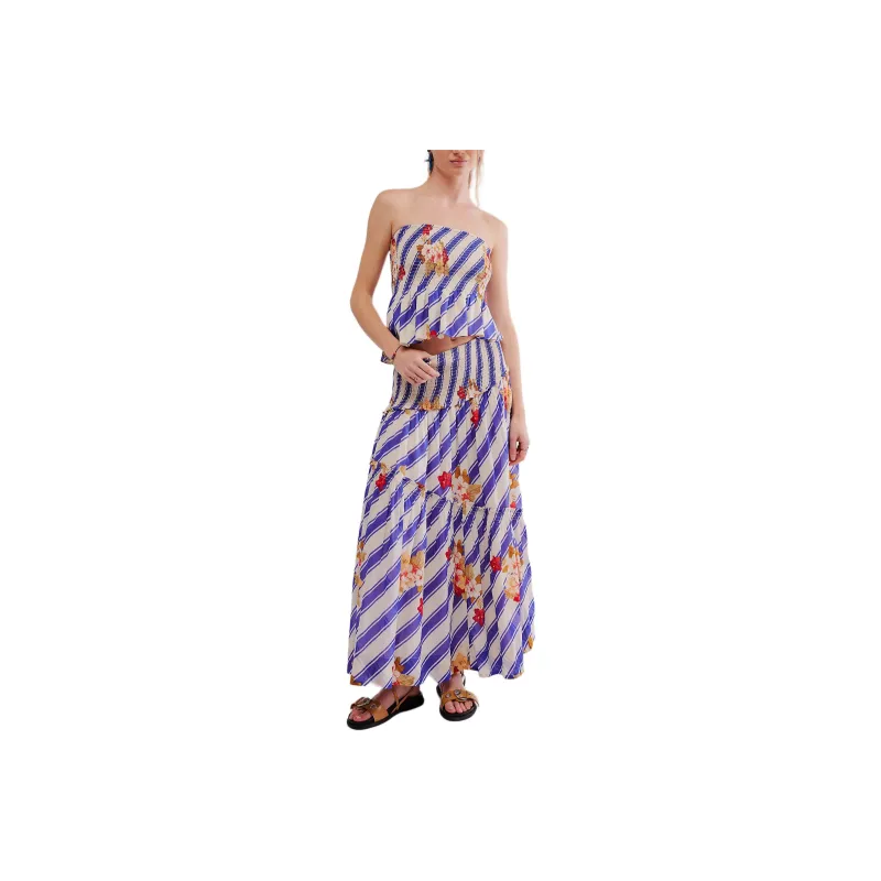 FREE PEOPLE Elliot Set Skirt Set Women's Sailor Combo-0