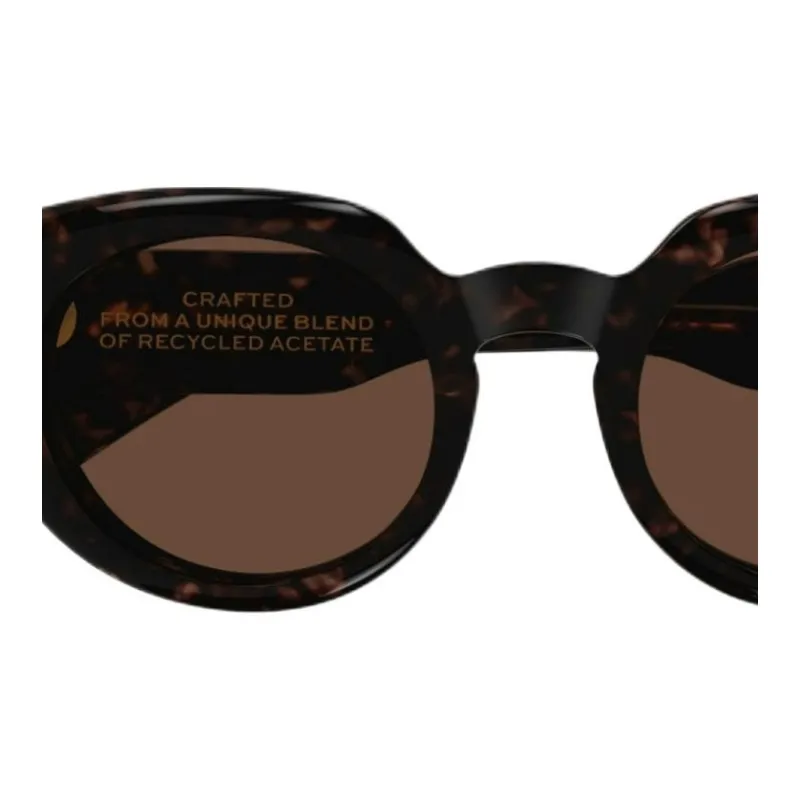 Chloe Plastic Oval Sunglasses Women's Umber-1