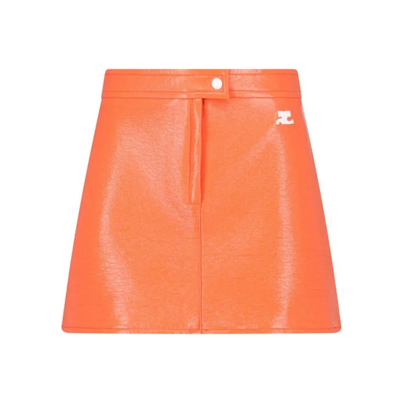 COURREGES Vinyle Reedition Skirt 'Sunset'-0