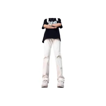 DARK HORSE Jeans Unisex Vintage White