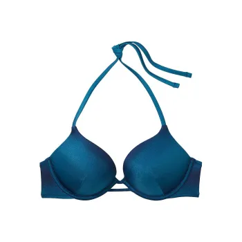 Victoria's Secret PINK Mix & Match Bombshell Push-Up Bikini Top / BO Bikini Women's Blue Gradient