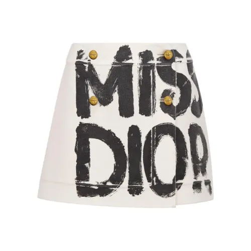 DIOR FW24 Casual Short Skirts Women's White