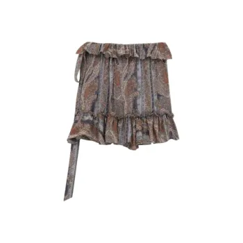 SAINT LAURENT Casual Short Skirts Women's Multicolor