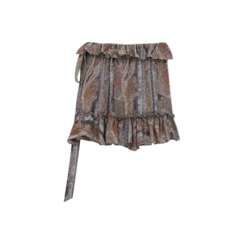 SAINT LAURENT Casual Short Skirts Women's Multicolor