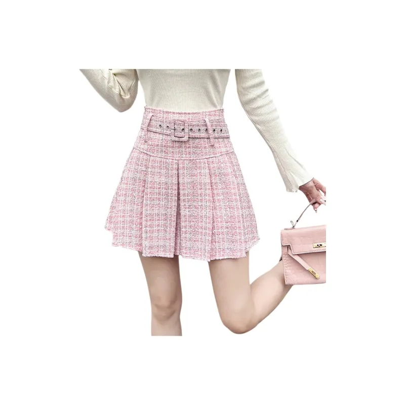 MM Casual Short Skirts For Fall And Winter Women's-0