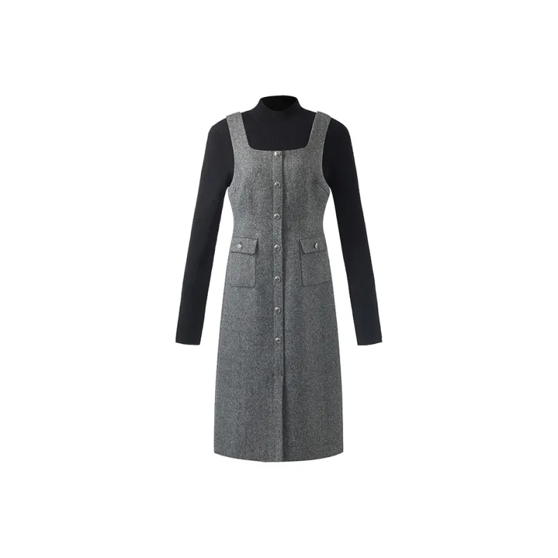GOELIA Skirt Set Women's Smoke Gray-0