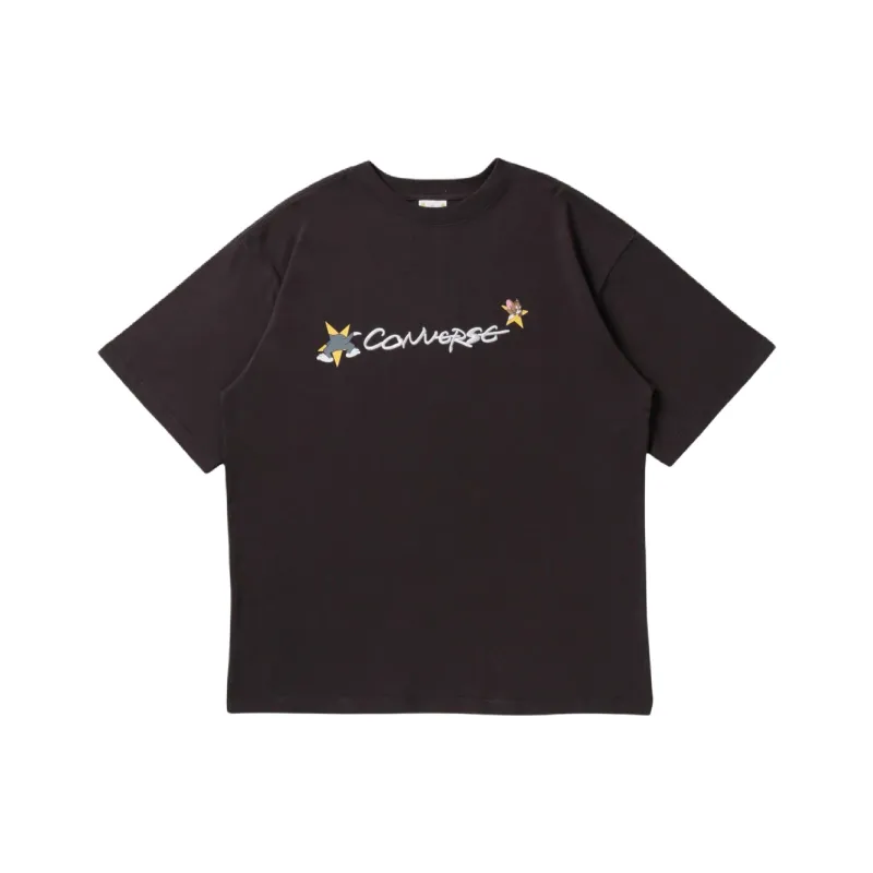Tom And Jerry X Converse T Shirts Unisex Black-0